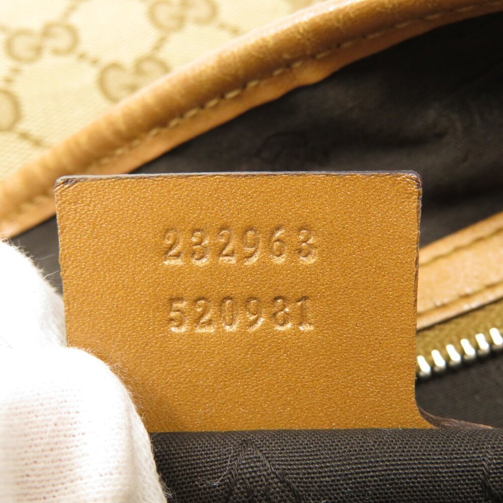 Gucci Twins Canvas bag Shoulder GG tote Brown - Picture 7 of 11